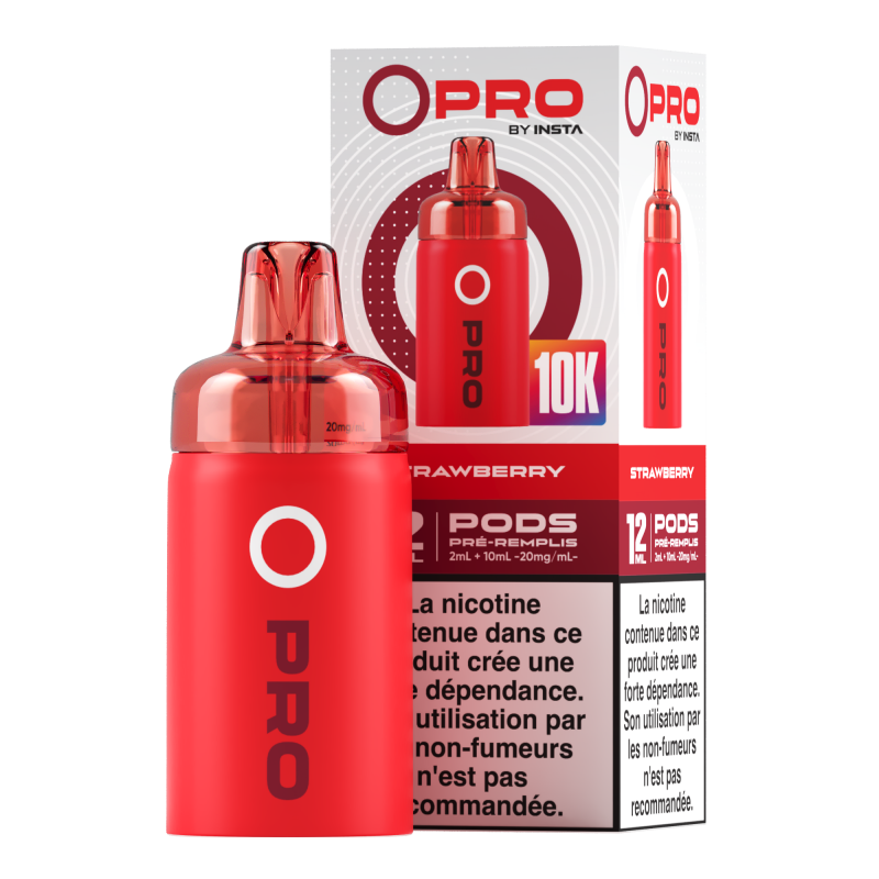 Cartouche OPRO IA 10000 Refill 10 2ml 20mg Instafill - Fraise