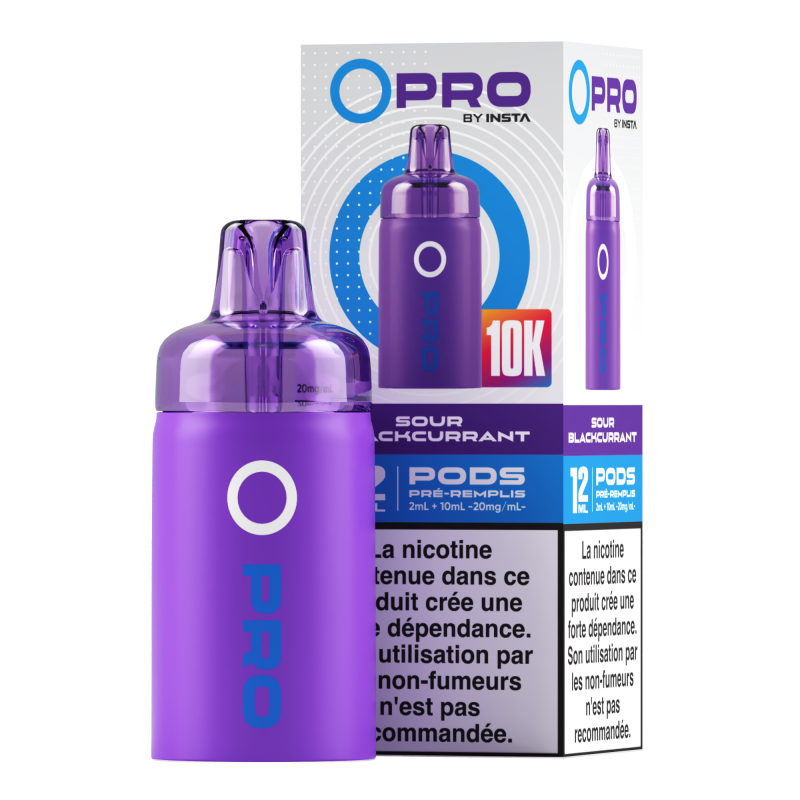 Cartouche OPRO IA 10000 Refill 10 2ml 20mg Instafill - Cassis Acidulé