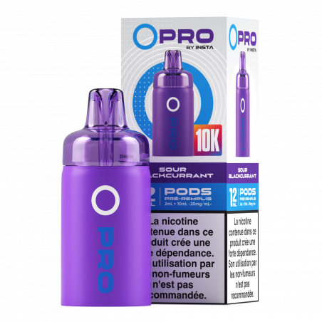 Cartouche OPRO IA 10000 Refill 10 2ml 20mg Instafill - Cassis Acidulé