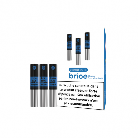 Pack de 3 Pods Brio 1ml 20mg Da One - Framboise Bleue Glacée