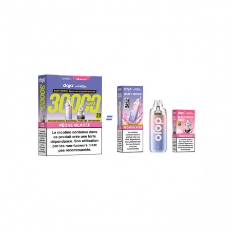 Kit Dojo Blast Pêche Glacée 30K 2ml (+2 x 10ml) 20mg Vaporesso