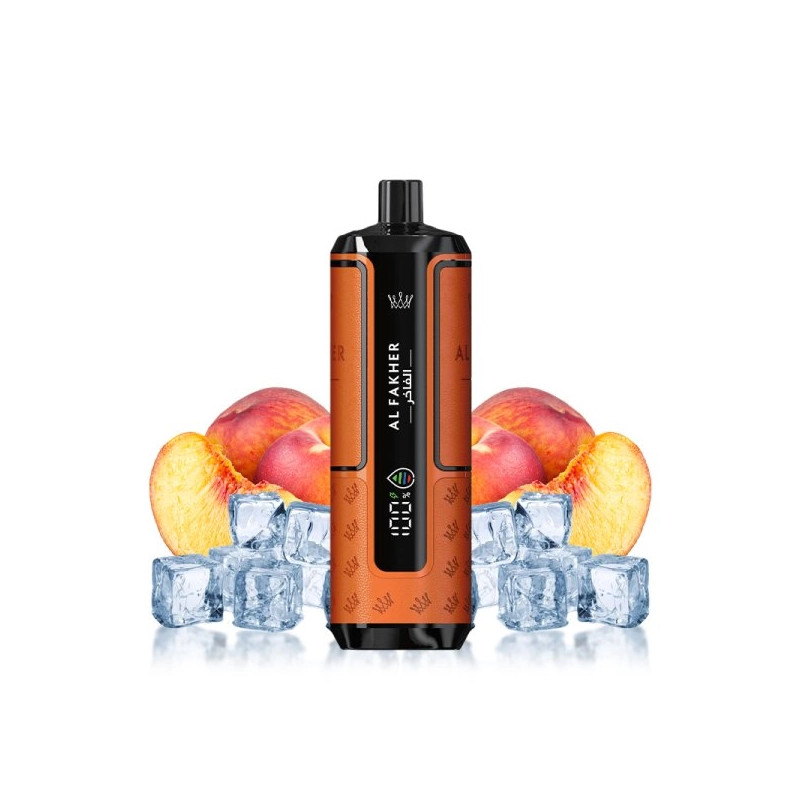 Peach Ice - 25k Hyper Max - Crown Bar by Al Fakher