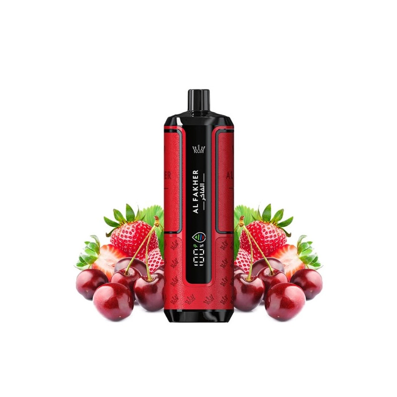 Strawberry Cherry - 25k Hyper Max - Crown Bar by Al Fakher