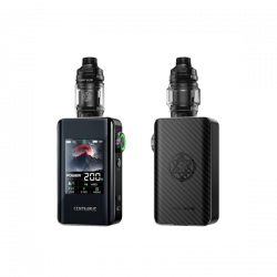 Kit Centaurus BT200 avec Centaurus Subohm V2 5ml - Lost Vape - Black Carbon