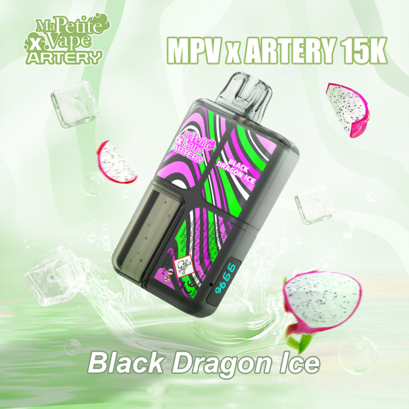 Black Dragon Ice - x Artery 15000 puffs - Ma Petite Vape