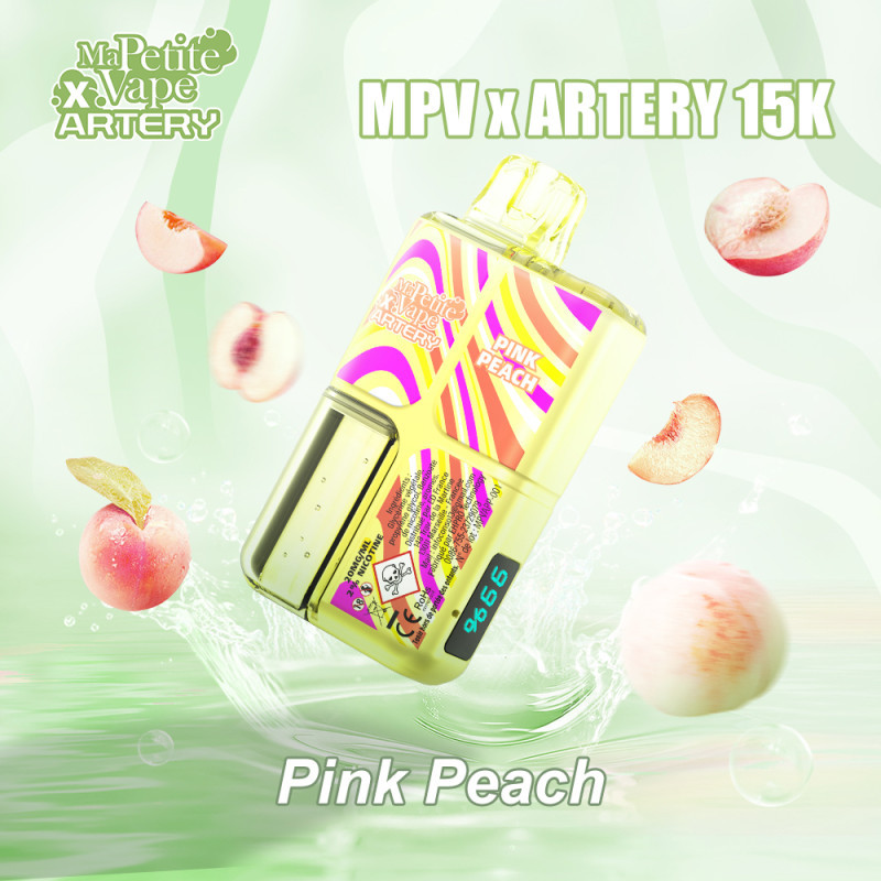 Pink Peach - x Artery 15000 puffs - Ma Petite Vape