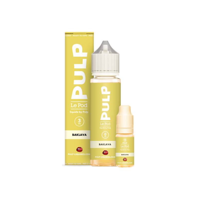 Baklava - Pack 60ml Le Pod Liquide - Pulp