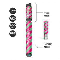 Fruit du dragon - Starter Kit Wpuff 600 Original Pod 2ml - Liquideo - Infos