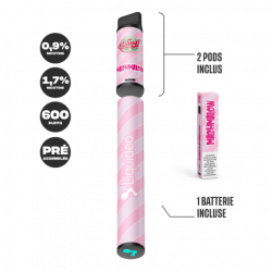 Mashmallow - Starter Kit Wpuff 600 Original Pod 2ml - Liquideo - Infos