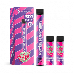 Myrtille Framboise - Starter Kit Wpuff 600 Original Pod 2ml - Liquideo - Boite