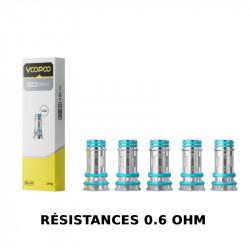 Pack de 5 x résistances Pnp X - Voopoo V2 - 0.60 Ohm