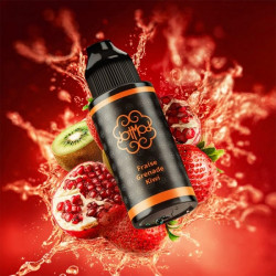 Fraise Grenade Kiwi 0mg 100ml dans 120ml - DotMod