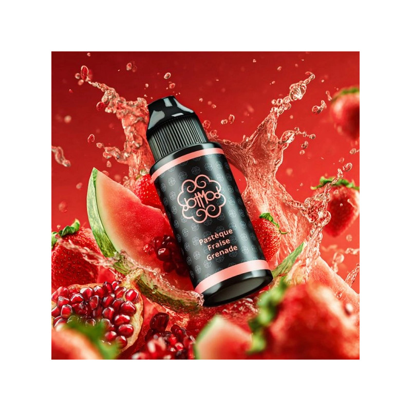 Pastèque Fraise Grenade 0mg 100ml dans 120ml - DotMod