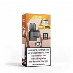 Cartouche Cristal Puff 28K x8 - Cola 0mg, 10mg & 20mg | Cristal Puff