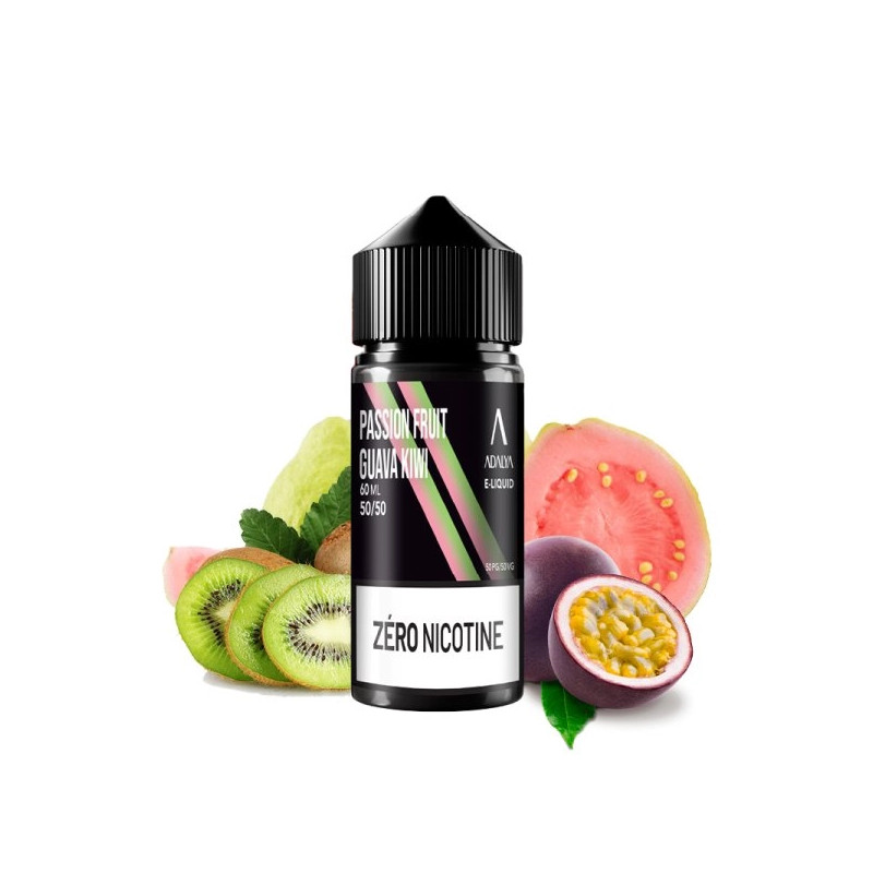 Passion Fruit Guava Kiwi - 0mg ZHC 60ml - Adalya