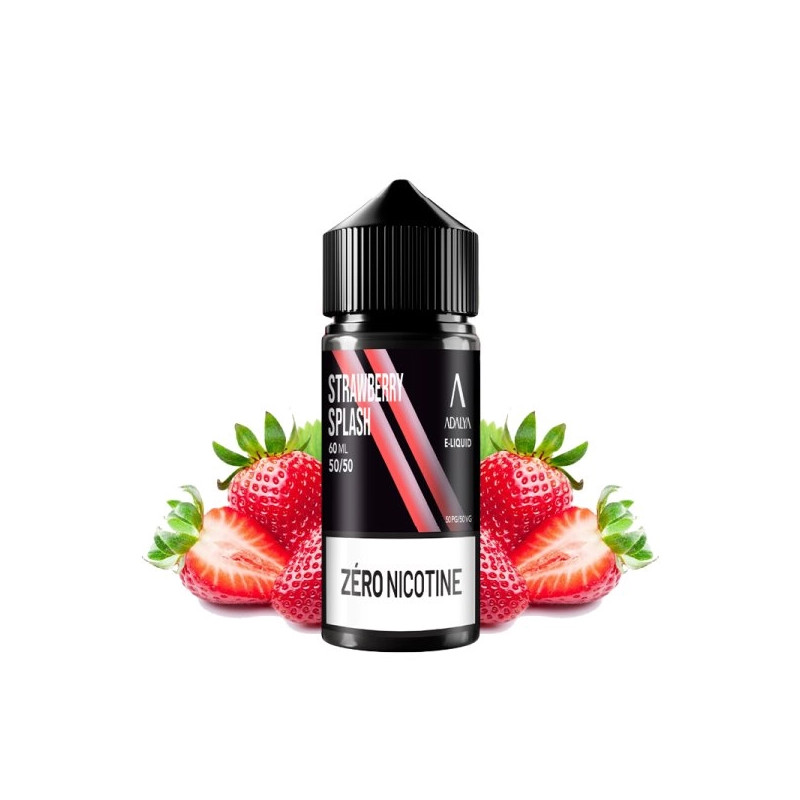 Strawberry Slash - 0mg ZHC 60ml - Adalya