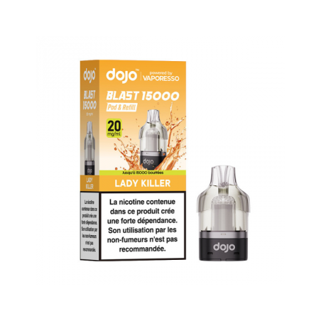 Lady Killer - Cartouche Dojo Blast - 10mL 20mg - Vaporesso