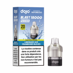 Limonade aux framboises bleus - Cartouche Dojo Blast - 10mL 20mg - Vaporesso