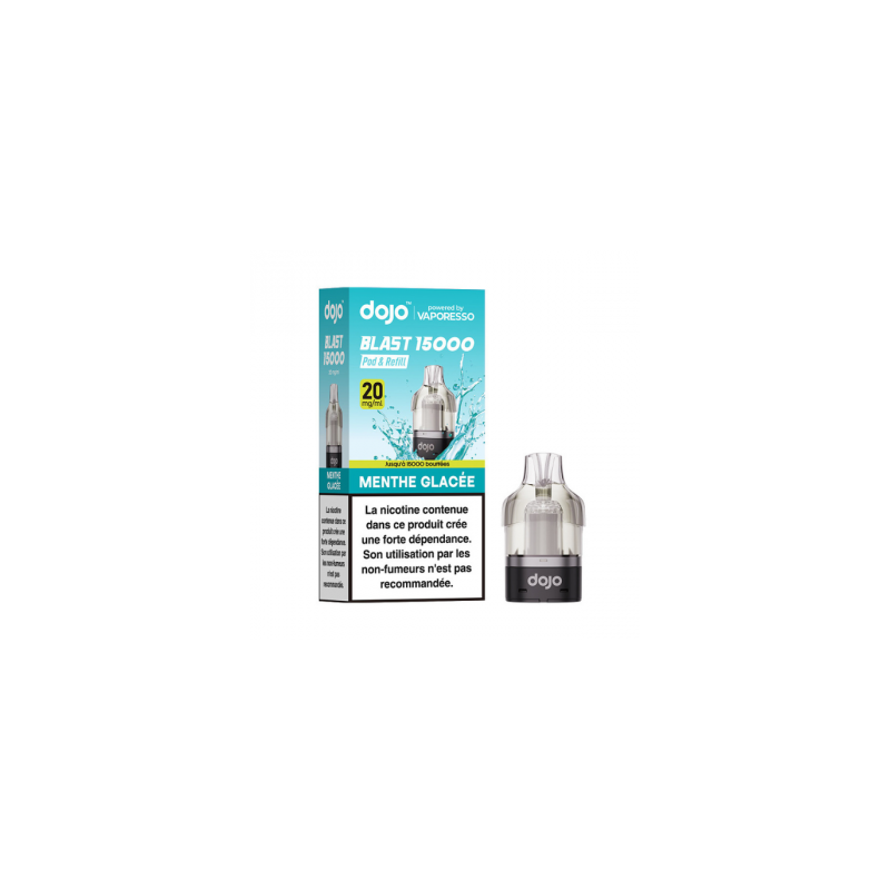 Menthe Glacée - Cartouche Dojo Blast - 10mL 20mg - Vaporesso