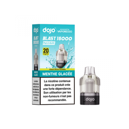 Menthe Glacée - Cartouche Dojo Blast - 10mL 20mg - Vaporesso