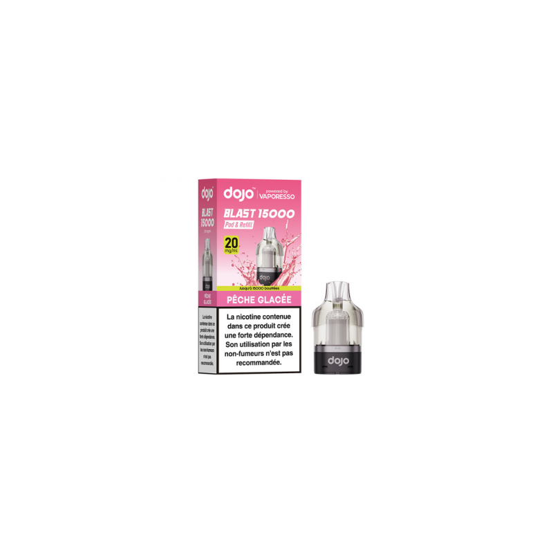 Pêche Glacée - Cartouche Dojo Blast - 10mL 20mg - Vaporesso