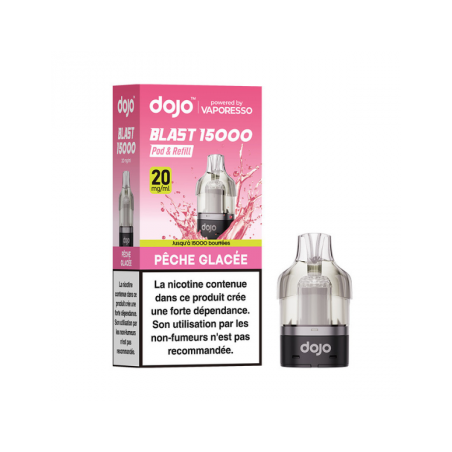 Pêche Glacée - Cartouche Dojo Blast - 10mL 20mg - Vaporesso