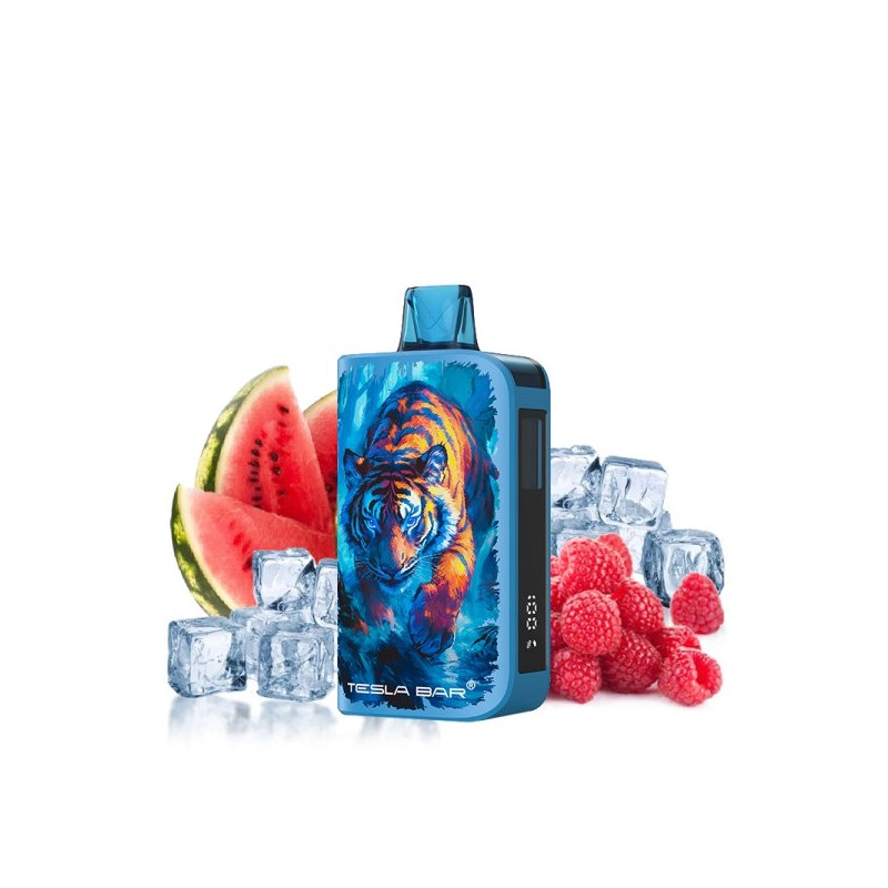 Raspberry Watermelon Ice - ST-10K 2% 10ml - Tesla Bar by Teslacigs