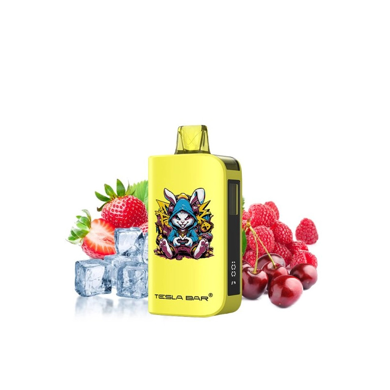 Strawberry Raspberry Cherry - ST-10K 2% 10ml - Tesla Bar by Teslacigs