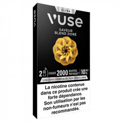 Recharges Ultra Vuse Blend Doré - Pack 2 x 1000 bouffées