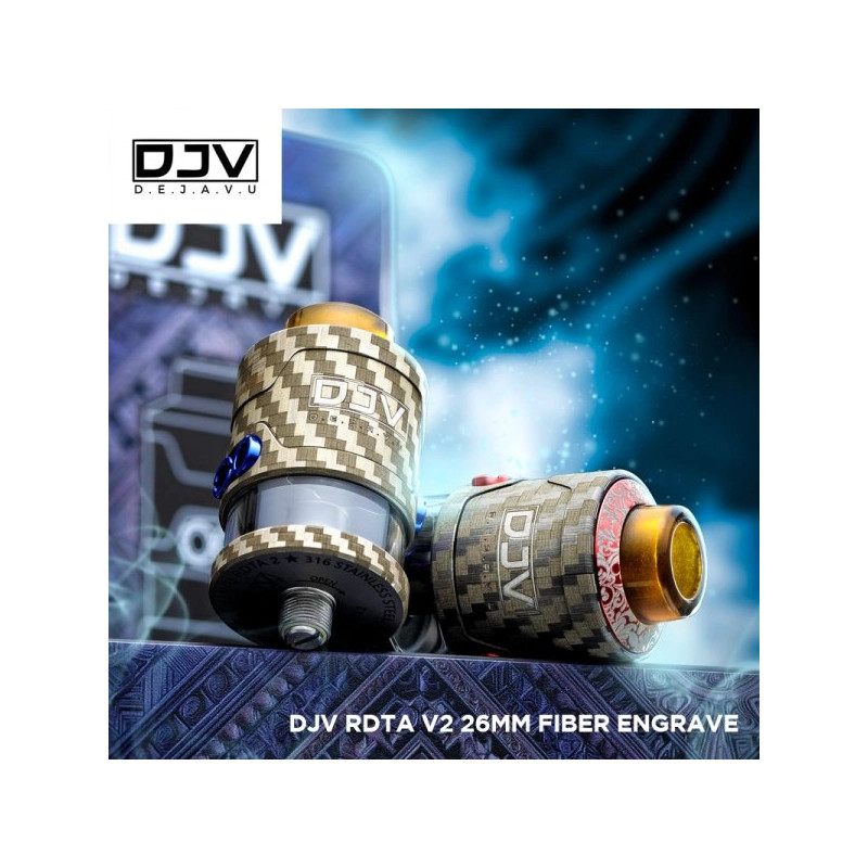 DJV RDTA V2 - 26mm Fiber Engrave - DJV