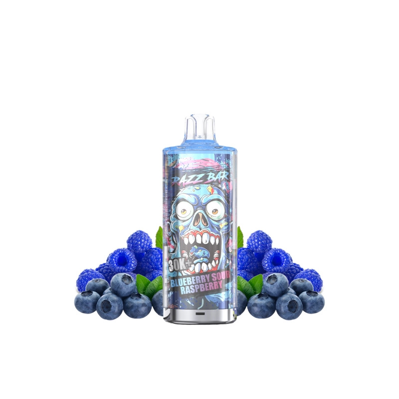 Blueberry Sour Raspberry - Pack 30K 650mAh 20 2ml / 20mg - RazzBar