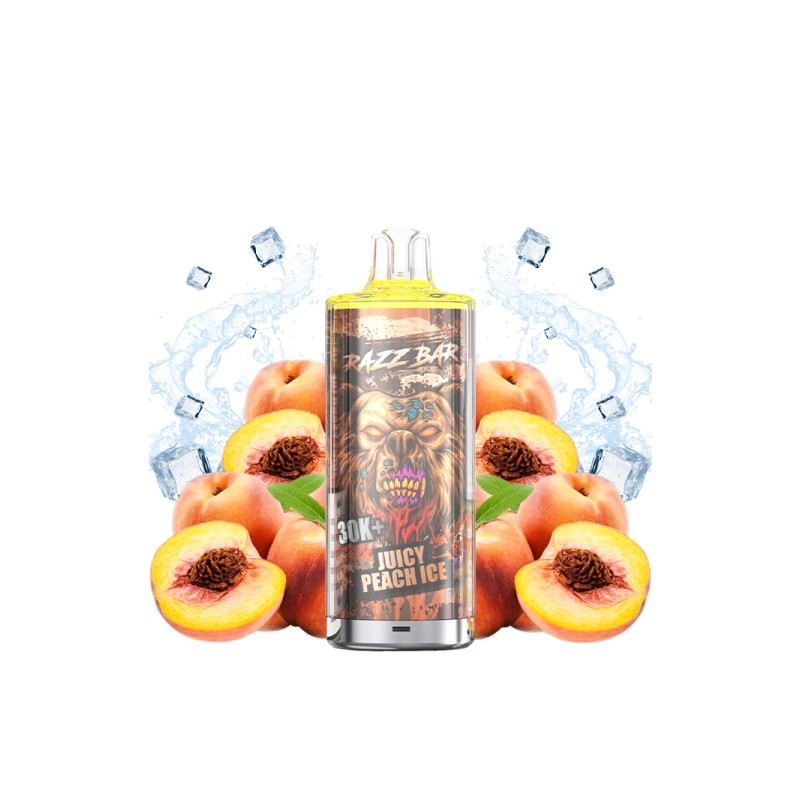 Juicy Peach Ice - Pack 30K 650mAh 20 2ml / 20mg - RazzBar