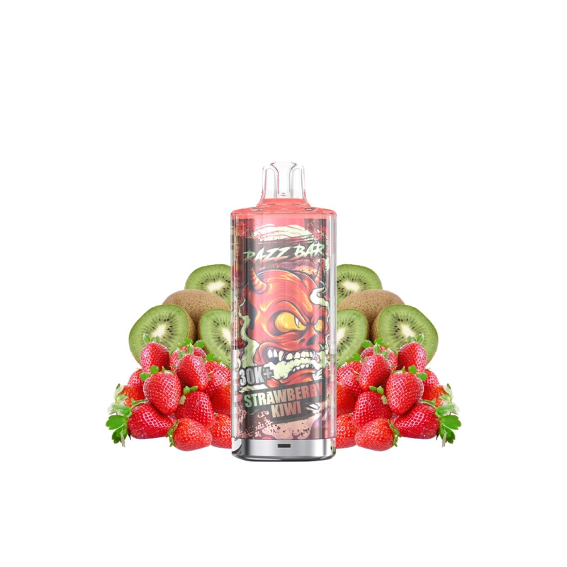 Strawberry Kiwi - Pack 30K 650mAh 20 2ml / 20mg - RazzBar