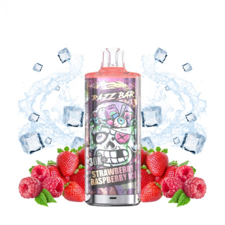 Strawberry Raspberry Ice - Pack 30K 650mAh 20 2ml / 20mg - RazzBar