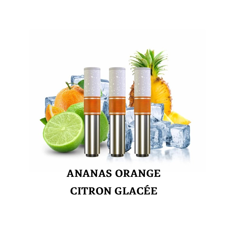 Ananas Orange Citron Glacée - Cartouches Pré-remplies Nexi One 0mg 1.2ml (3pcs) - Aspire