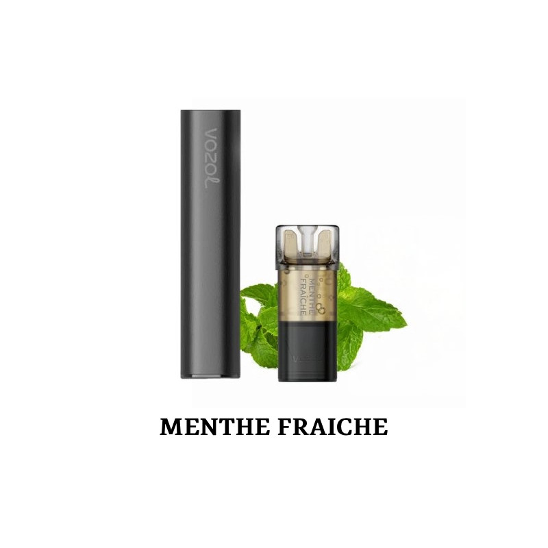 Menthe Fraiche - Starter Kit Switch Pro Black Edition 10mg - Vozol