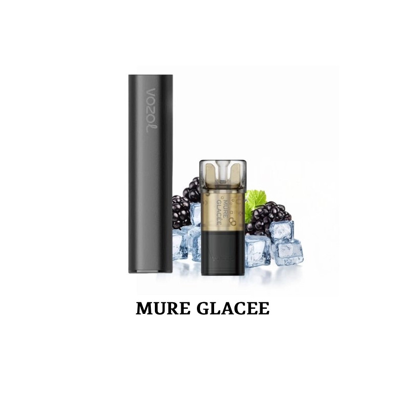Mûre Glacée - Starter Kit Switch Pro Black Edition 10mg - Vozol