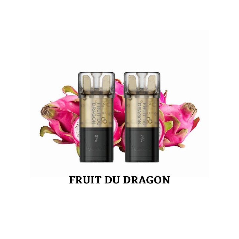 Fruit du Dragon - 2 x Cartouches Pré-remplie Switch Pro 2ml - Vozol