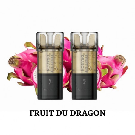 Fruit du Dragon - 2 x Cartouches Pré-remplie Switch Pro 2ml - Vozol