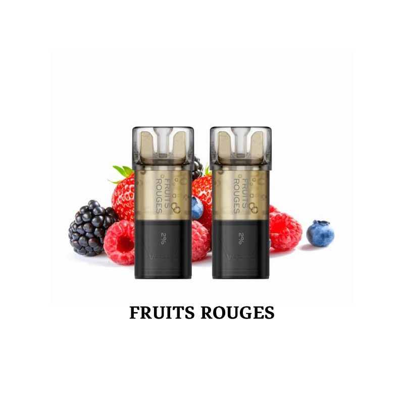 Fruits Rouges - 2 x Cartouches Pré-remplie Switch Pro 2ml - Vozol