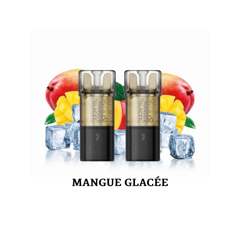 Mangue Glacée - 2 x Cartouches Pré-remplie Switch Pro 2ml - Vozol