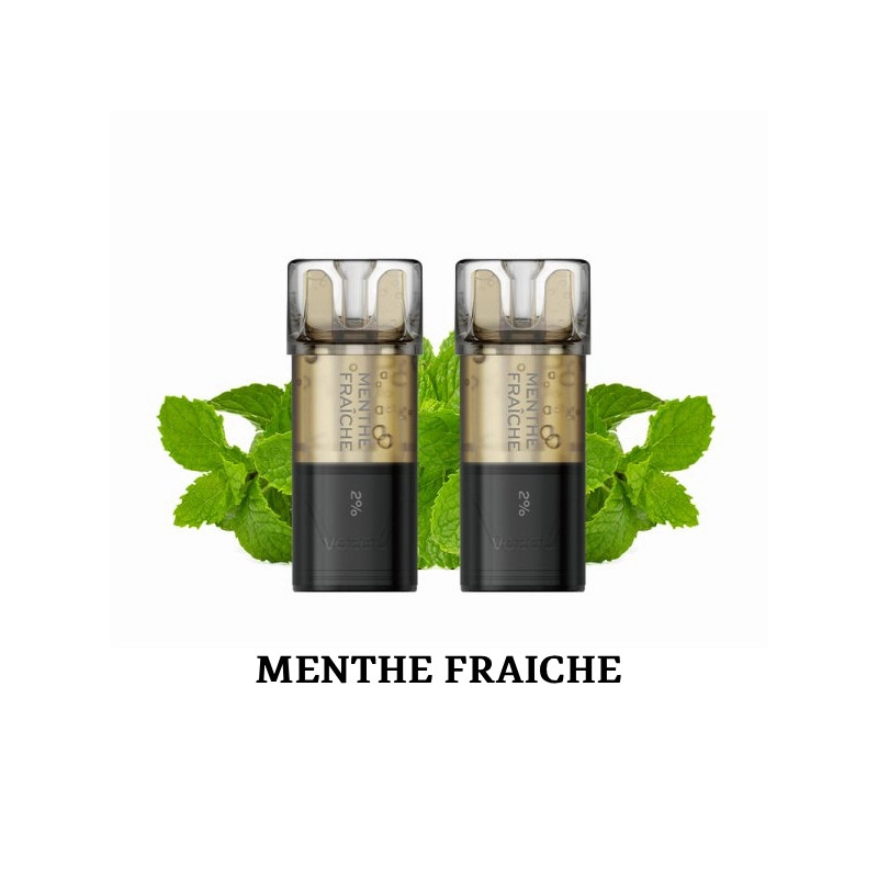 Menthe Fraiche - 2 x Cartouches Pré-remplie Switch Pro 2ml - Vozol