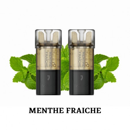Menthe Fraiche - 2 x Cartouches Pré-remplie Switch Pro 2ml - Vozol