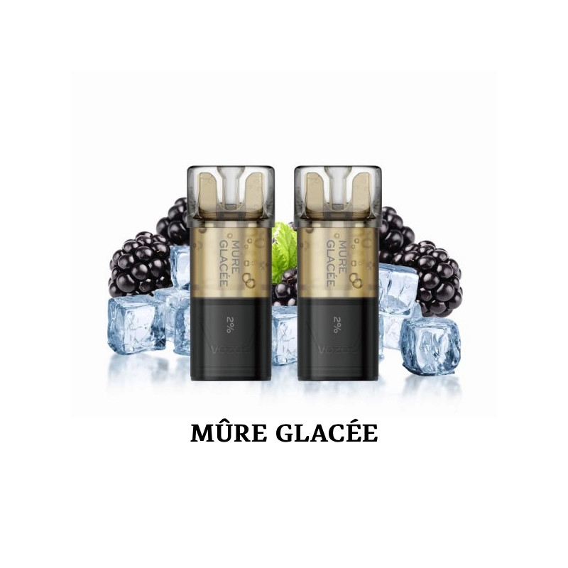 Mûre Glacée - 2 x Cartouches Pré-remplie Switch Pro 2ml - Vozol