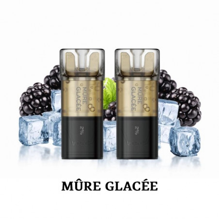 Mûre Glacée - 2 x Cartouches Pré-remplie Switch Pro 2ml - Vozol