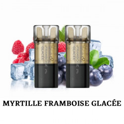 Myrtille Framboise Glacée - 2 x Cartouches Pré-remplie Switch Pro 2ml - Vozol