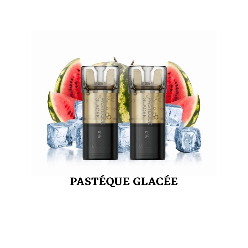 Pastèque Glacée - 2 x Cartouches Pré-remplie Switch Pro 2ml - Vozol