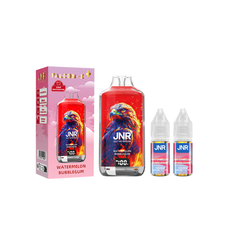 Watermelon Bubble Gum - Kit Falcon X 28000 JNR - 2x10ml 20mg