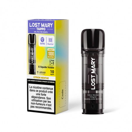 Citron Menthe - Pod Tappo Air 2ml - Lost Mary