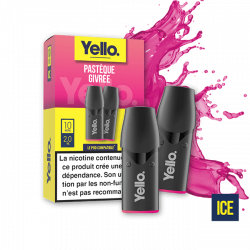 Pastèque Glacée ePod - Yello - Vape Sucrée et Rafraîchissante au Goût de Pastèque - 2 Cartouches